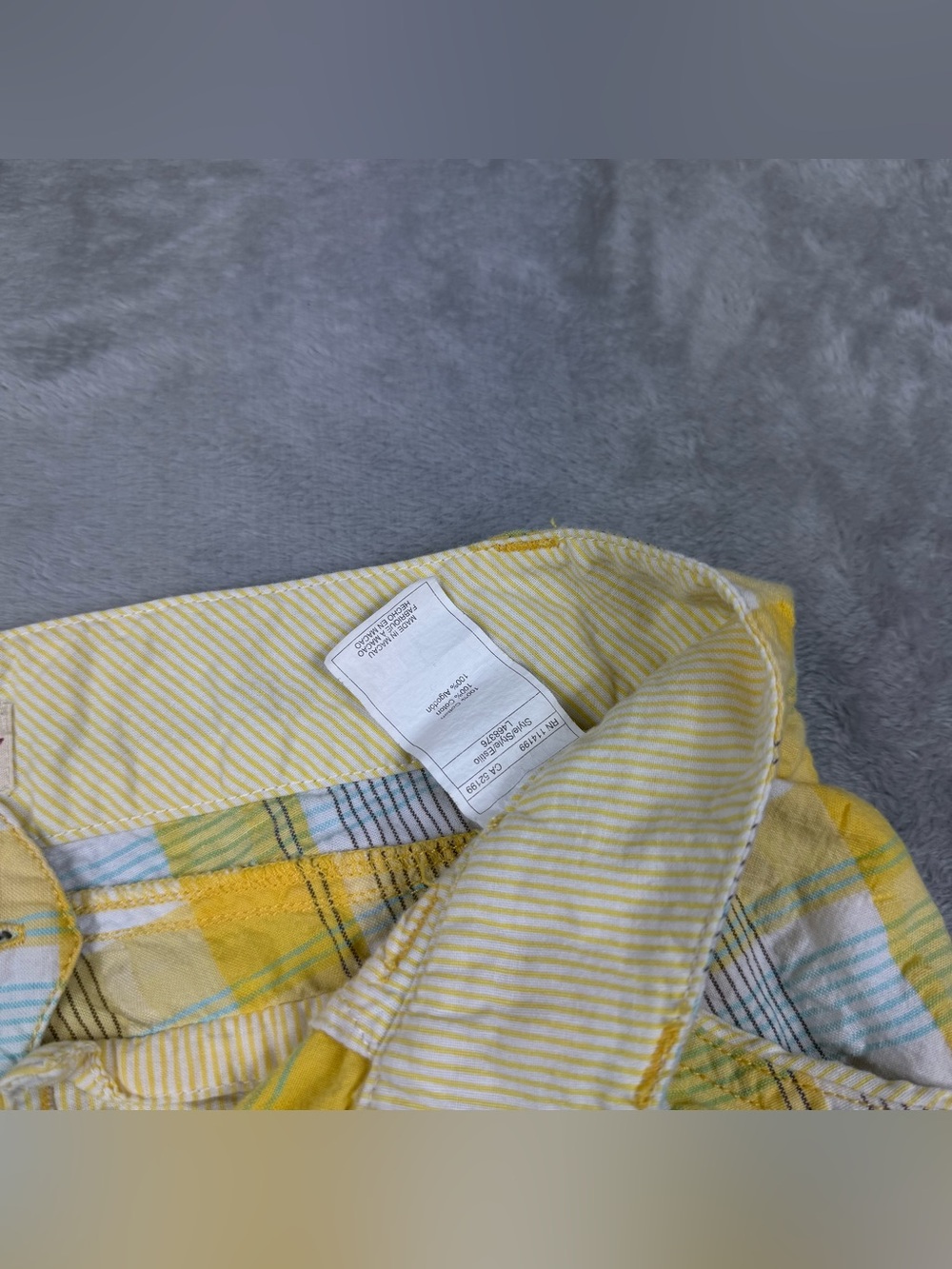 Vintage Roxy plaid shorts sz 9 juniors - Picture 6 of 9